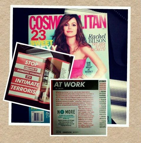 NO MORE In Cosmo