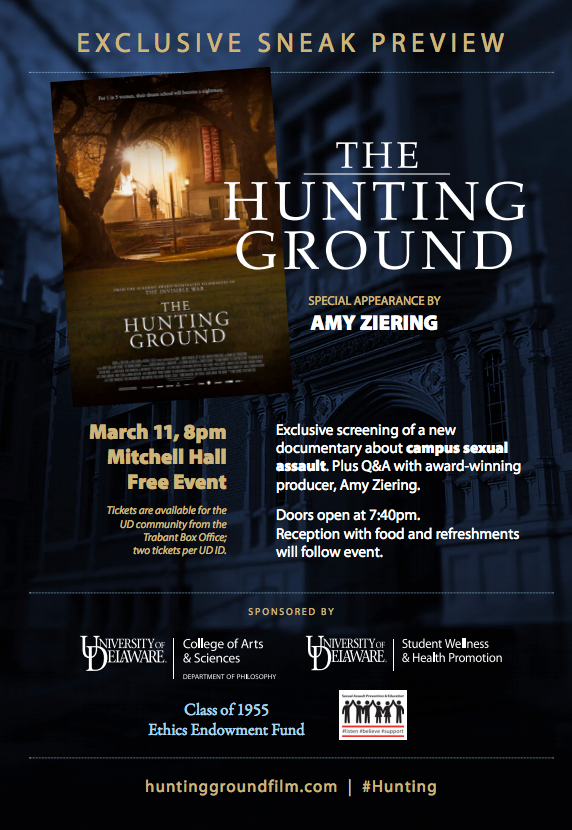 University of Delaware: The Hunting Ground Screening and Q&A
