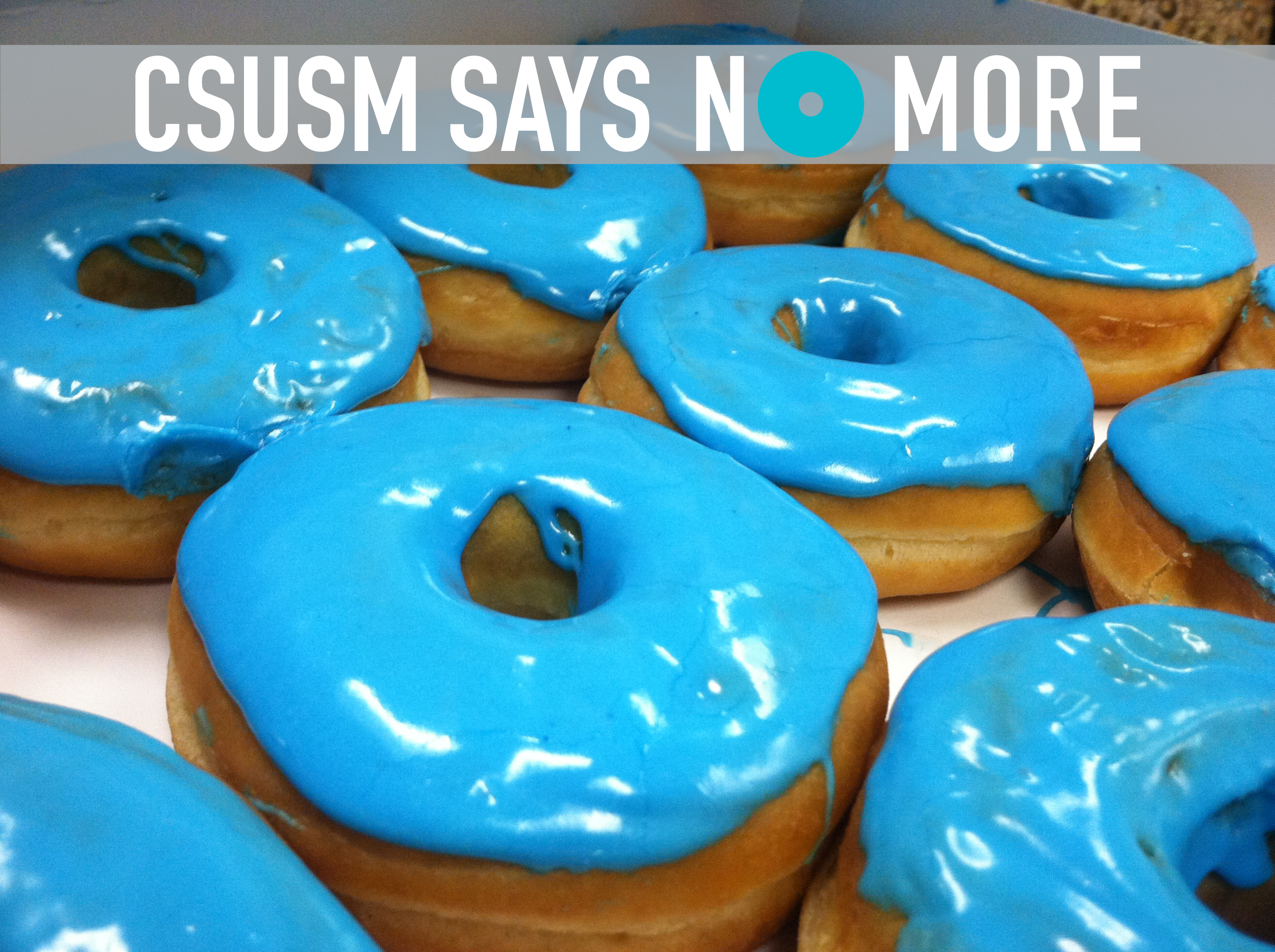NO MORE Donut Day at CSUSM - Sign a pledge to end violence