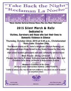 Take Back the Night Silent March & Rally