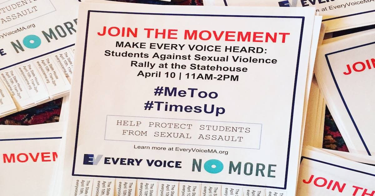Student Rally Against Sexual Violence