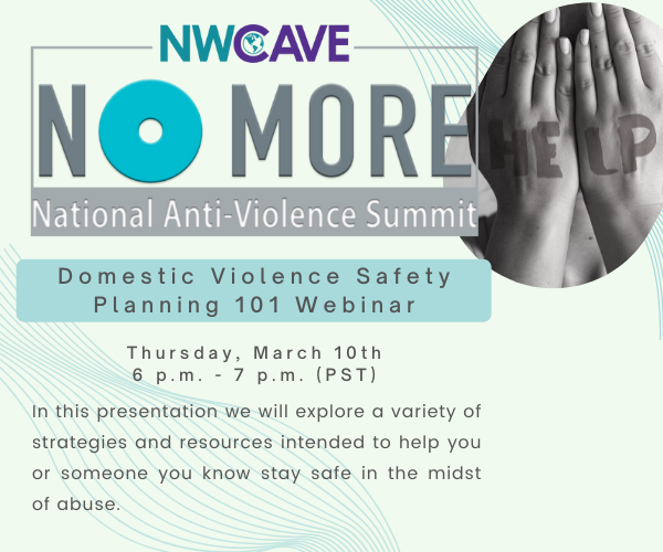 NO MORE Summit: Domestic Violence Safety Planning 101 Webinar